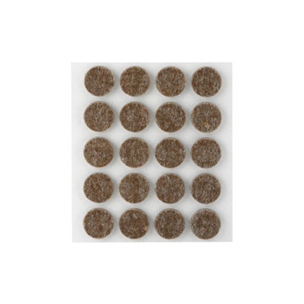 FIELTRO ADHESIVO MARRON 4001-4 INOFIX 17X3 MM