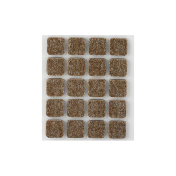 FIELTRO ADHESIVO MARRON 4004-4 INOFIX 17X17X3MM
