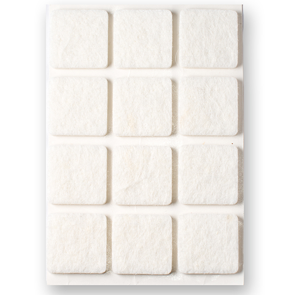 FIELTRO ADHESIVO BLANCO BL6 PT2003 PROFER TOP 25X25 MM