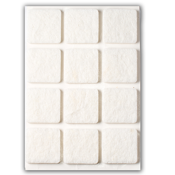 FIELTRO ADHESIVO BLANCO BL6 PT2005 PROFER TOP 30X30 MM