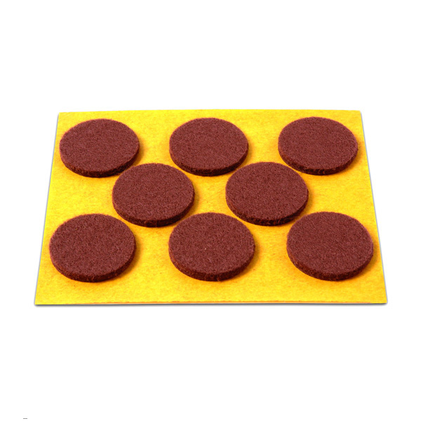 FIELTRO ADH. REDONDO MARRON B70710M BRINOX 25 MM