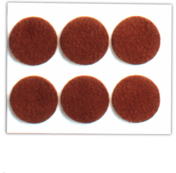 FIELTRO ADH. REDONDO MARRON B70750M BRINOX 30 MM