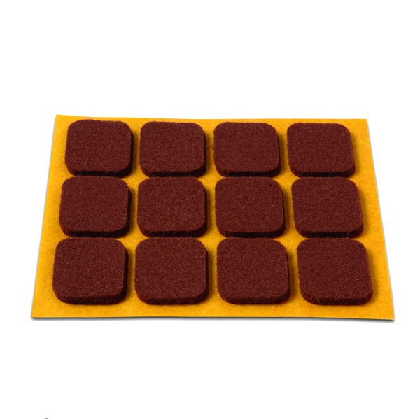 FIELTRO ADH. RECTANG.MARRON B70740M BRINOX 20X23 MM