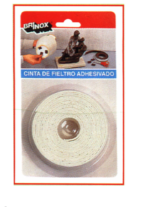 FIELTRO ADH.TIRA MARRON 1 M B62760M BRINOX 85 MM