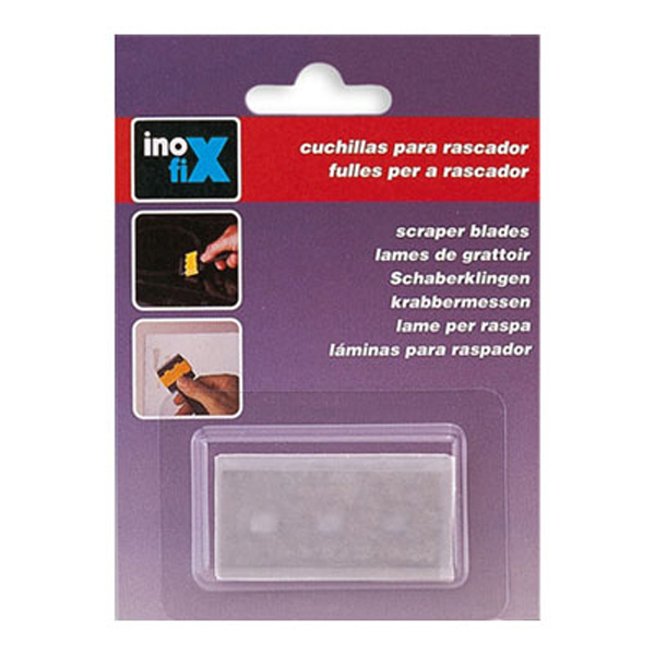 RECAMBIO RASCAVIDRIOS 5 UNID. 3107-1 INOFIX BLISTER