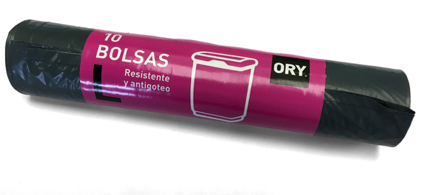 BOLSA BASURA 10U AZUL 50L G.90 ORY 60X80 CM