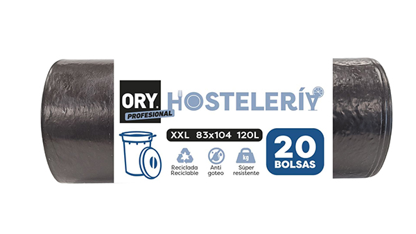 BOLSA BASURA PROF. HOSTELERIA 20ud 120L 27A.0002-G120 ORY 83X104 CM