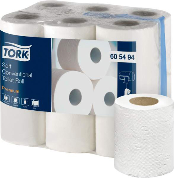 PAPEL HIGIENICO 2C PQ.12 - 25M 605494 TORK 153 SERVI