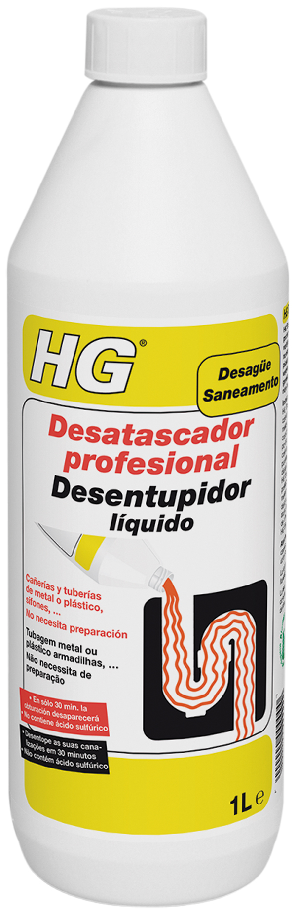 DESATASCADOR TUBERIAS 139100130 HG 1 L