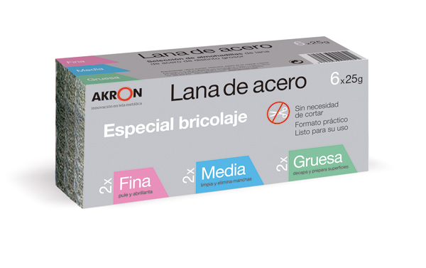 ESTROPAJO LANA ACERO SURTIDO 2295 BARLESA 150 G