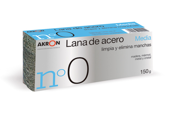 ESTROPAJO LANA ACERO MEDIA N.0 2292 BARLESA 150 G