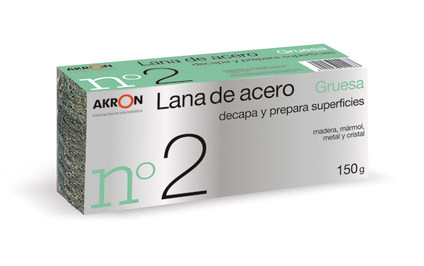 ESTROPAJO LANA ACERO GRUES N.2 2293 BARLESA 150 G