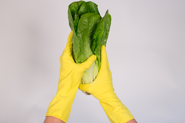 GUANTE LATEX FLOCADO AMARILLO GD74 SUGUAN M