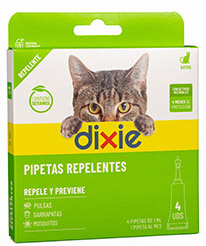 PIPETA ANTIPARASITOS GATO 4UD 5001347 DIXIE -
