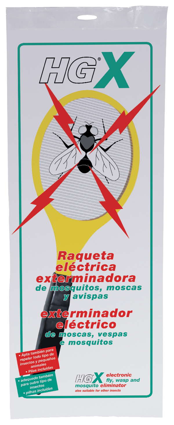 RAQUETA ELECTR EXTERM INSECTOS 405000100 HG -