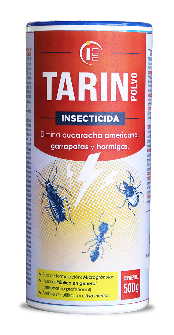 INSECTICIDA RASTREROS POLVO D02.014 TARIN 500 G