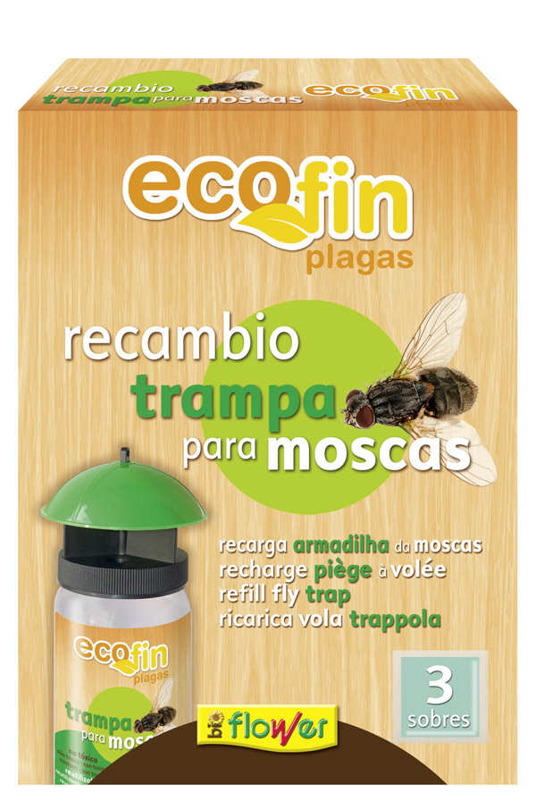 RECAMBIO CEBO ATRAYENTE MOSCAS 70543 FLOWER -