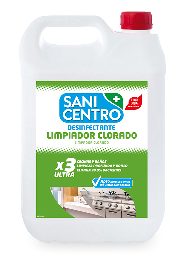 LIMPIADOR CLORADO COCINAS Y BAÑOS ARV1612 SANICENTRO 5 L