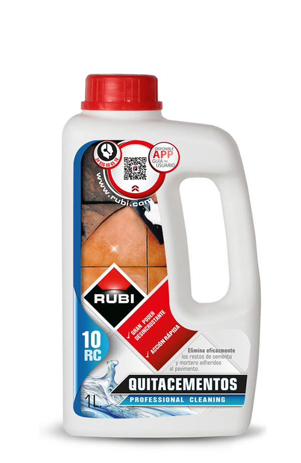 QUITACEMENTO Y MORTERO RC-10 22950 RUBI 5 L