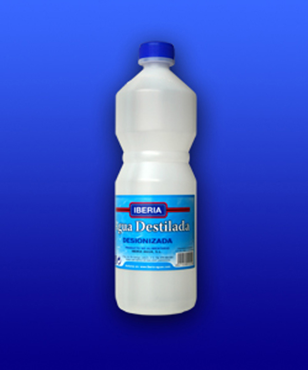 AGUA DESTILADA  IBERIA 1 L