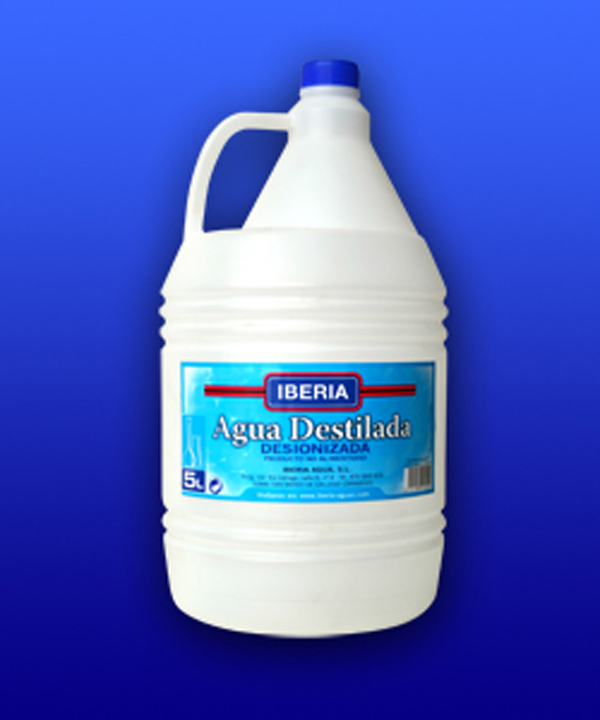AGUA DESTILADA  IBERIA 5 L