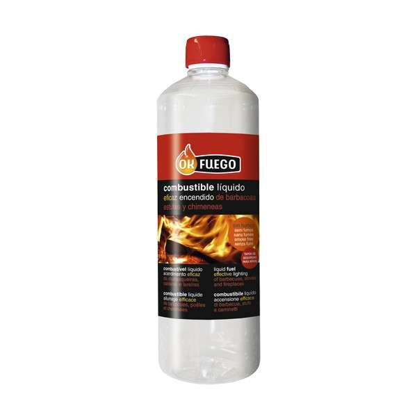 COMBUSTIBLE LIQUIDO PARA ENCEN 50218 OK FUEGO 1 L