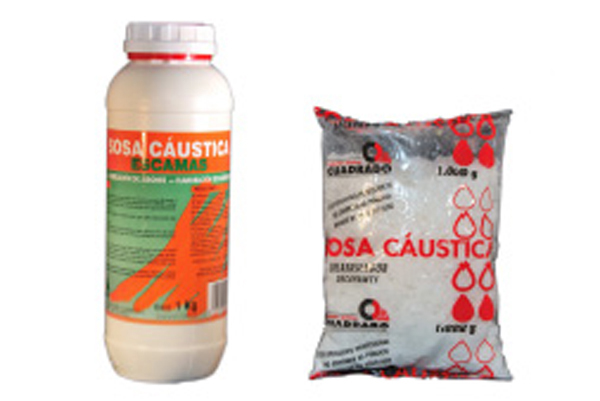 SOSA CAUSTICA ESCAMAS BOLSA 901063 CUADRADO 1 KG