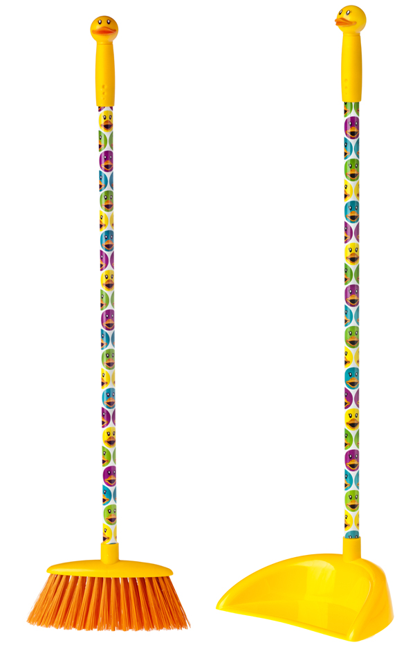 ESCOBA C/PALO+RECOG DUCKS INFANTIL 7542 VIGAR -