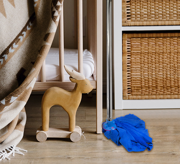 RECAMBIO FREGONA MICROFIBRA AZUL 190043 ROZENBAL -