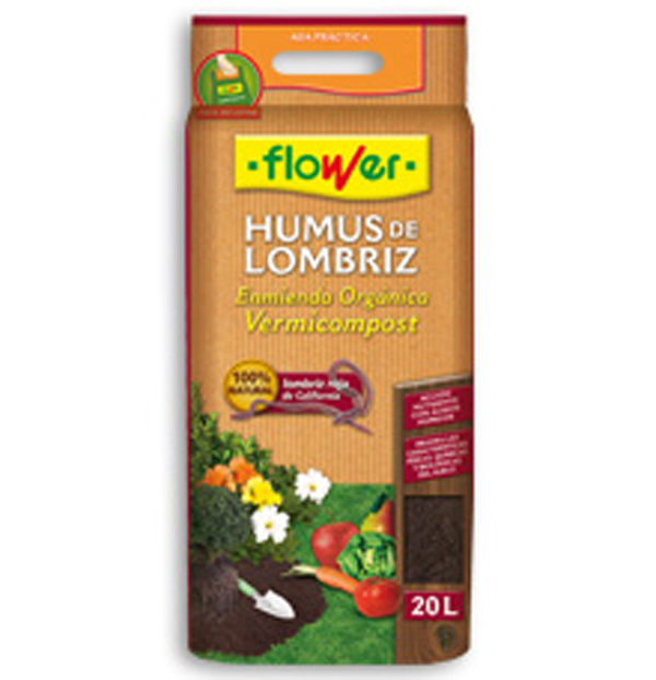 ABONO HUMUS LOMBRIZ 80089 FLOWER 20 L