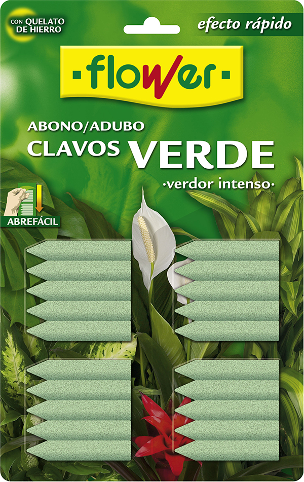 ABONO CLAVO VERDE BL/20 U 15501 FLOWER -