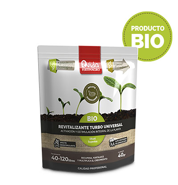 REVITALIZANTE TURBO UNIVERSAL BIO C/15 SOBRES 600001-037295 VIDA FERTINAGRO 40 G