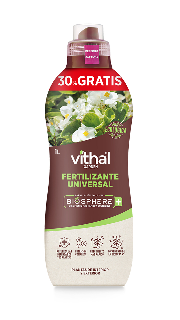 FERTILIZANTE LIQUIDO UNIVERSAL BIOSP.PLUS VG06032013 VITHAL 1 L