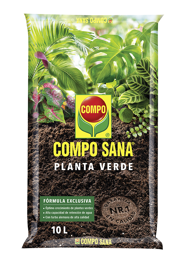 TIERRA MACETA PLANTA VERDE 1.143.114.011 COMPO 10 L