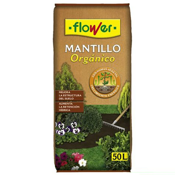 TIERRA MANTILLO ORGANICO 80100 FLOWER 50 L