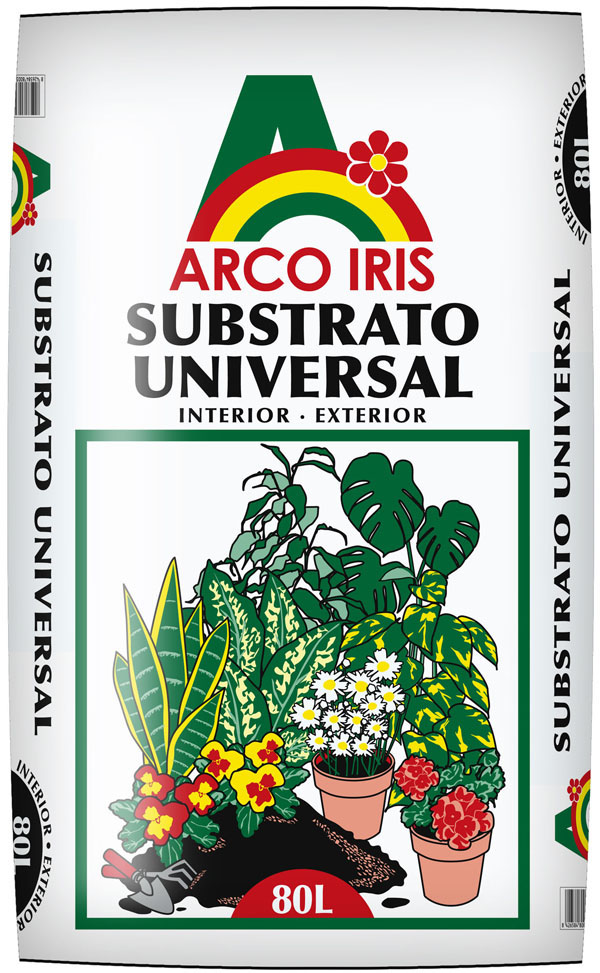 TIERRA MACETA 80155 ARCO IRIS 40 L