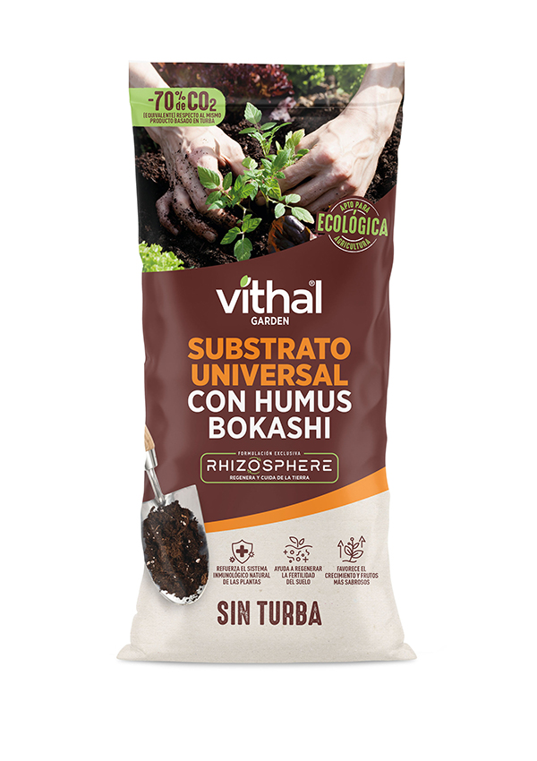 TIERRA MACETA CON HUMUS SIN TURBA VG24023006 VITHAL 5 L