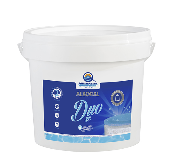 CLORO ALBORAL BIFASE DUO 250GR 208405 QUIMICAMP 5 KG