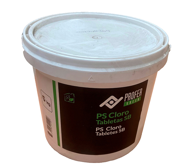 CLORO DISOLUCION LEN TAB 250GR PG0125/1705 PROFER GREEN 5 KG