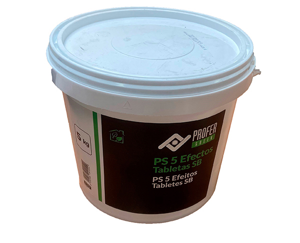 CLORO 5 EF.TAB 250 GRS PG0134/1805 PROFER GREEN 5 KG
