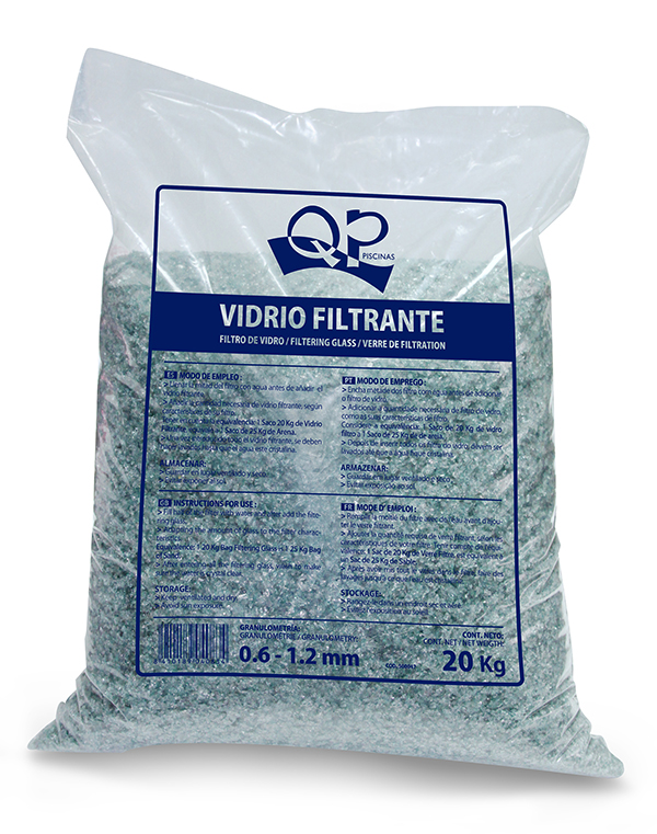 VIDRIO FILTRANTE PISCINA 500047 QUIMICAMP 20 KG