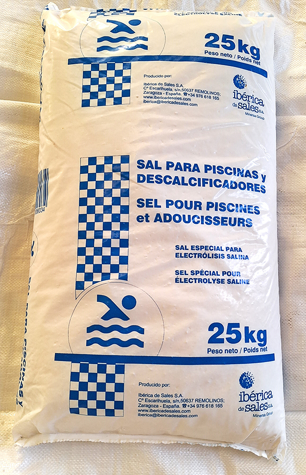 SACO SAL DESCALCIFICACION PISC  IBERICA 25 KG