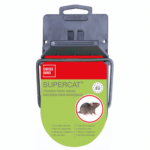 TRAMPA RATA CON CEBO 1025001 SUPERCAT -
