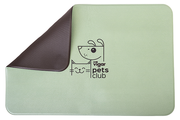 ALFOMBRILLA PARA COMEDEROS MASCOTAS 11571 PETS CLUB 60X40 CM
