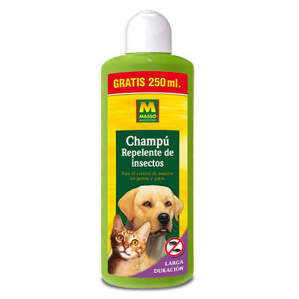 CHAMPU ANTIPARASITARIO ANIMAL 231038N MASSO 750 G