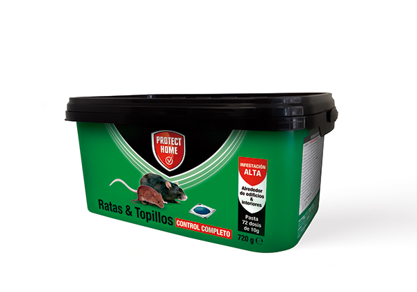 RATICIDA RODICUM RATAS Y RATONES PASTA 286600757 PROTECT HOME 720 G