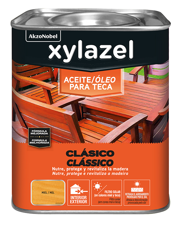 ACEITE PARA TECA MIEL 5833831 XYLAZEL 750 ML