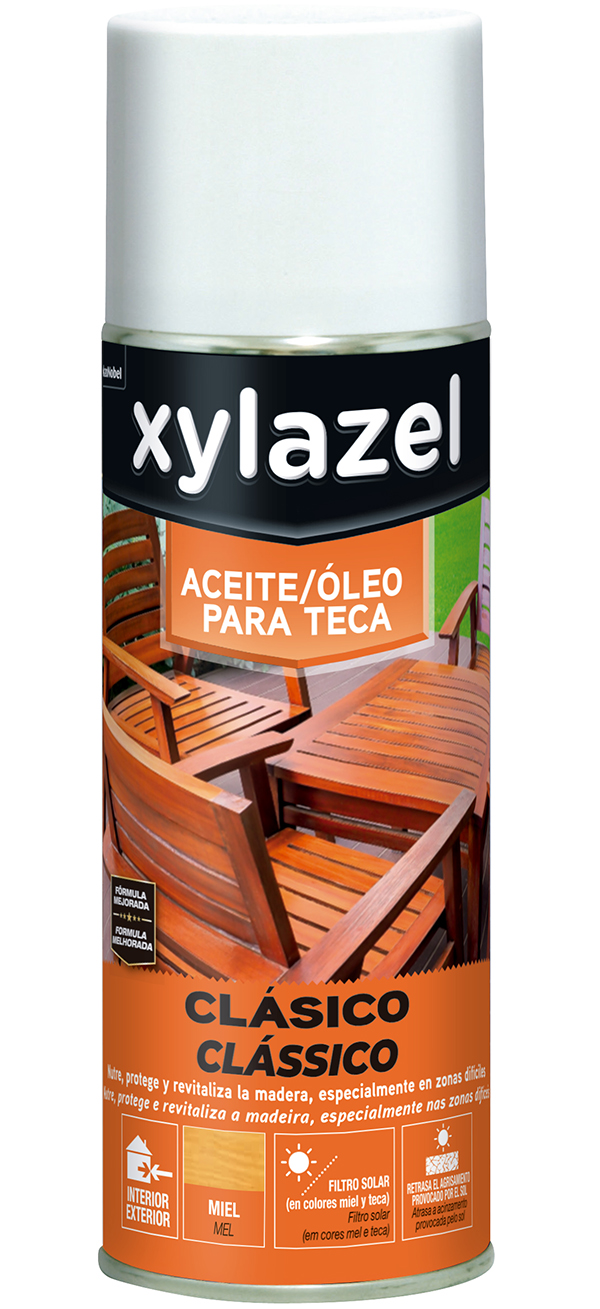 ACEITE PARA TECA SPRAY MIEL 5840573 XYLAZEL 400 ML