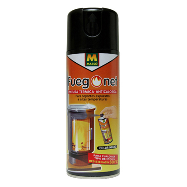 PINTURA ANTICALORICA AER NEGRA 231096 MASSO 400 ML