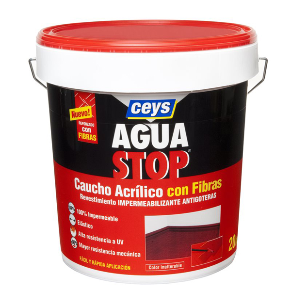 ANTIGOTERAS CAUCHO GRIS 903307 AGUASTOP CEYS 20 KG